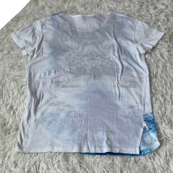EUC Stella McCartney Tropical Print T-Shirt - Size 38 - Picture 3 of 4